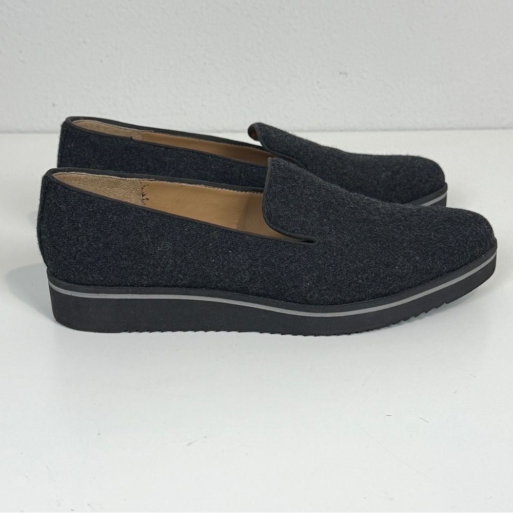 Franco Sarto Fabrina Grey Fabric Loafers 6.5